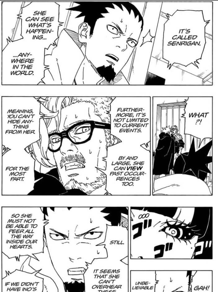 Manga Panel aus dem neuesten Boruto Manga Kapitel (C) SHUEISHA