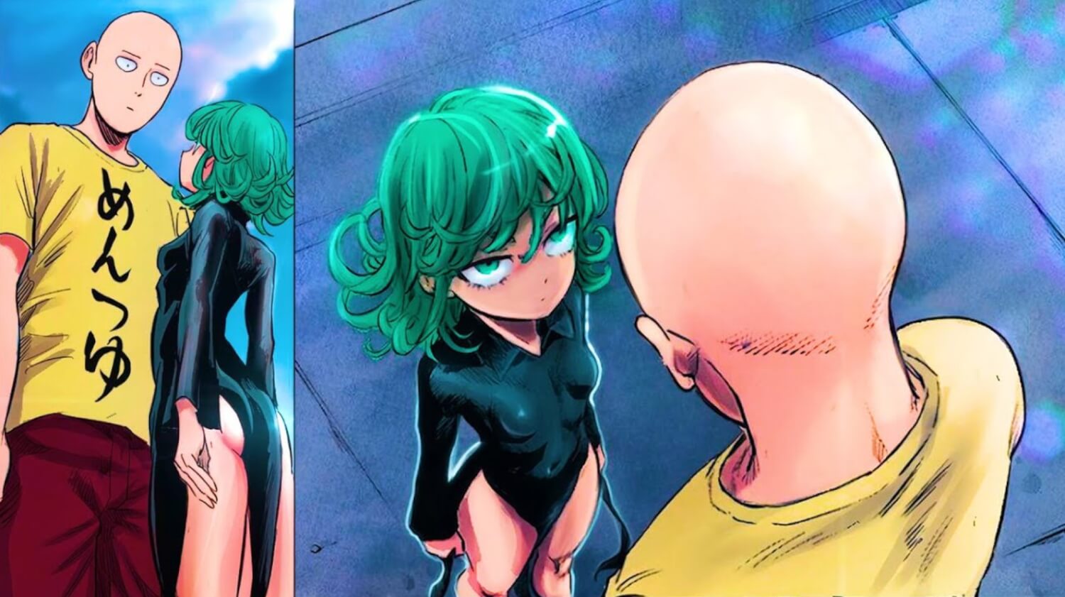 Saitama Vs Tatsumaki Webcomic One Punch Man - Tatsumaki und Saitama haben gegeneinander gekämpft